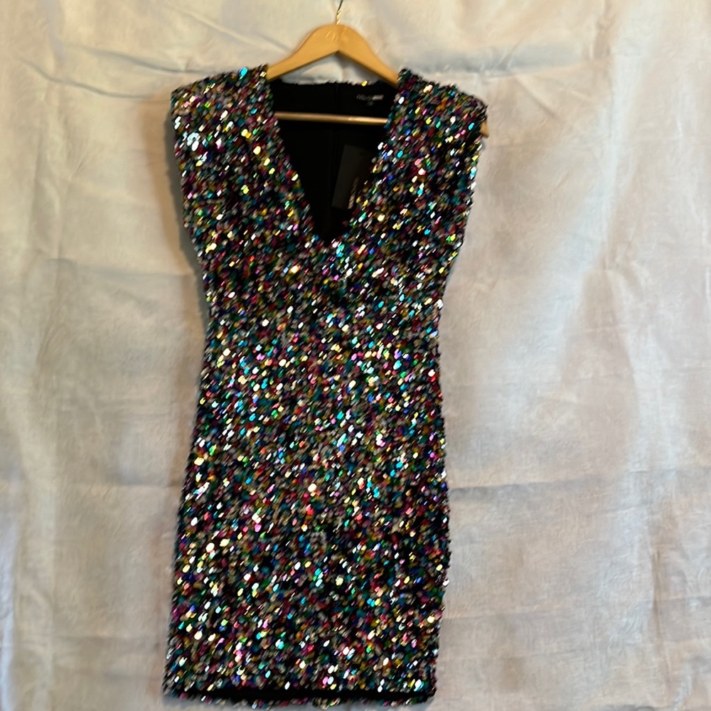 Fashion Nova sequenced dress